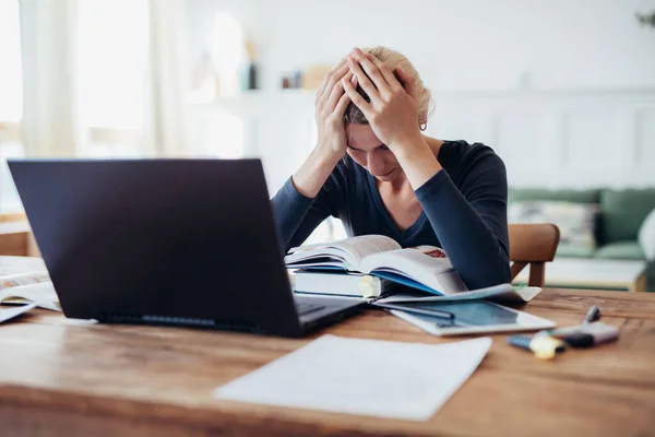 depositphotos 532368084 stock photo tired student holding head and